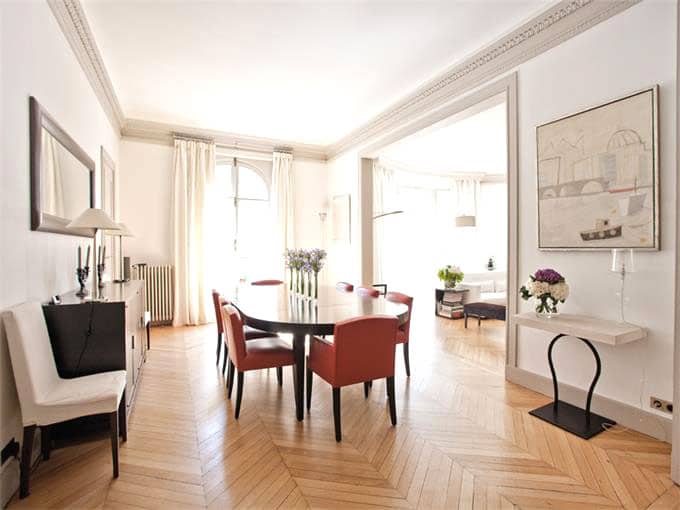 Alt tag for Paris-Apartment-Dining-room
