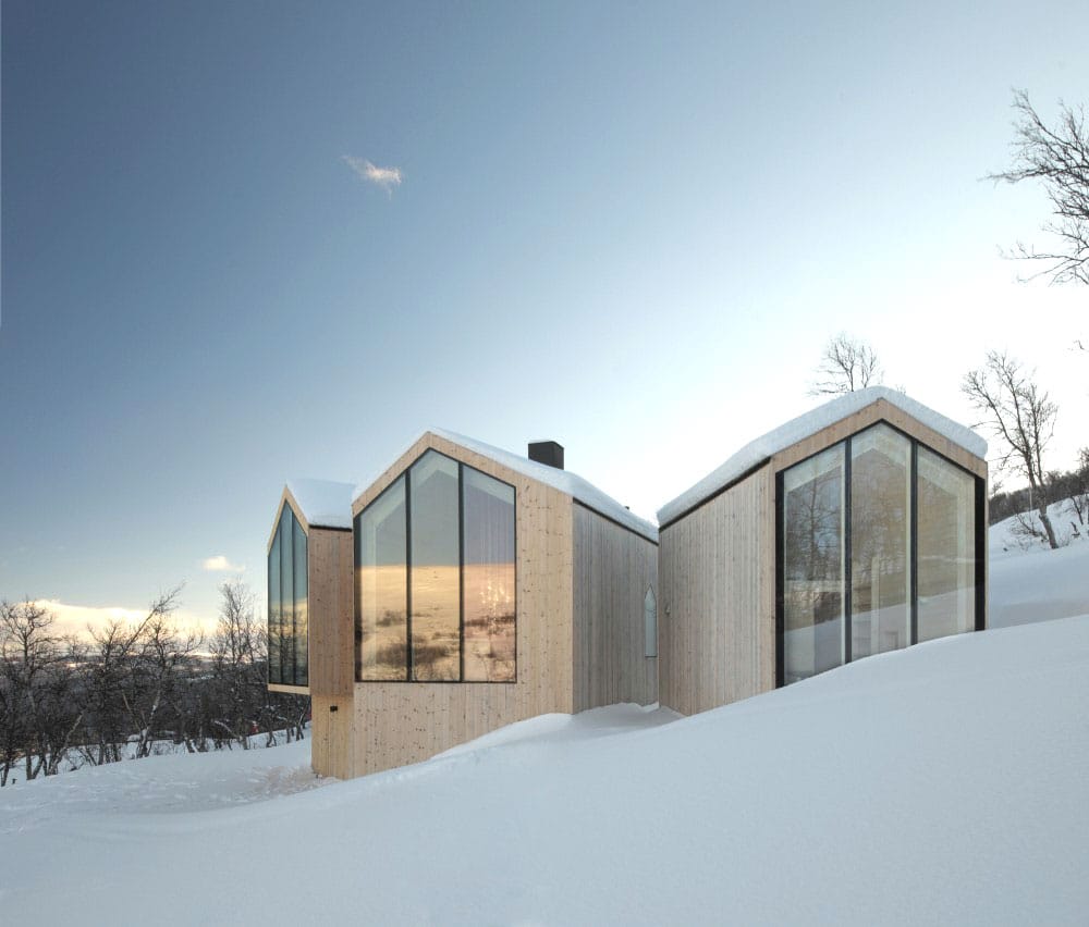 Modern Mountain Houses Snow House Exterior