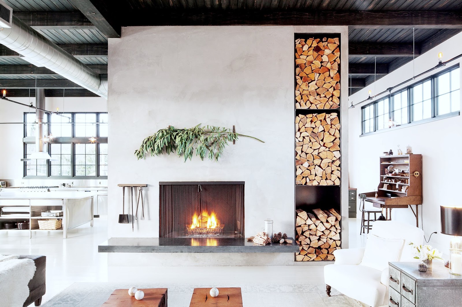 living-room-fireplace-industrial-loft-cococozy-nyt