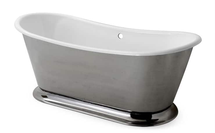 best freestanding bathtubs cast iron metal white enamel Waterworks