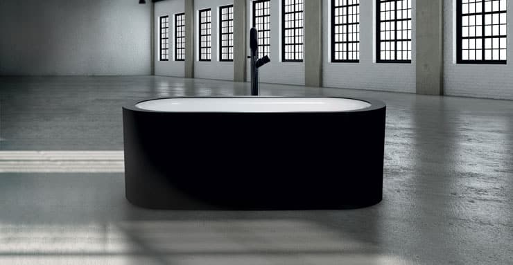 best freestanding bathtubs black and white tub Evolutionaquamass