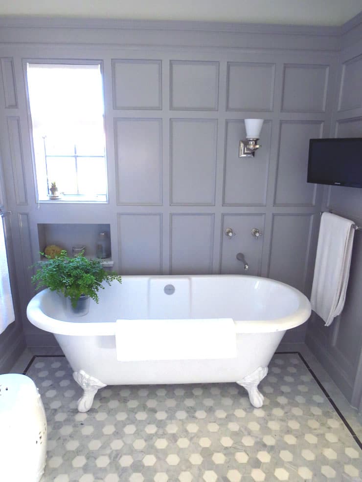 master bathroom design &#45; classic grey