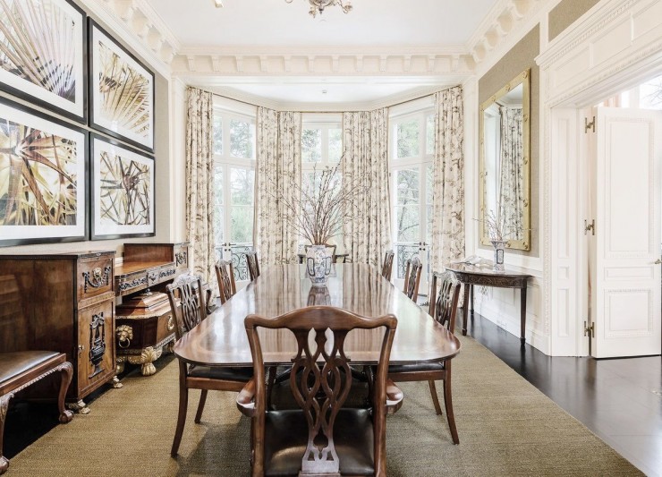 real estate dallas mansion dining room