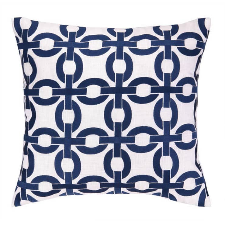 COCOCOZY Decorative Pillows - Link in Navy Blue