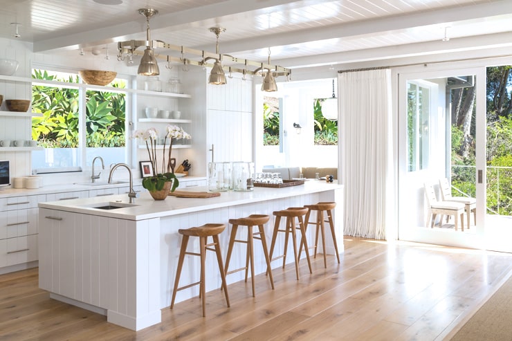 Cindy Crawford Malibu House for sale kitchen after renovation