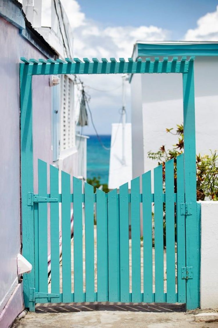 turquoise blue gate cococozy stacey vanberkel