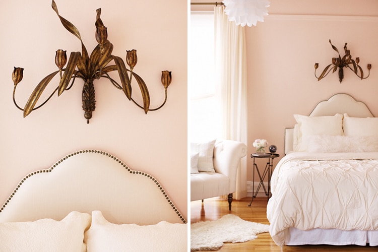 Monochromatic rooms pink bedroom