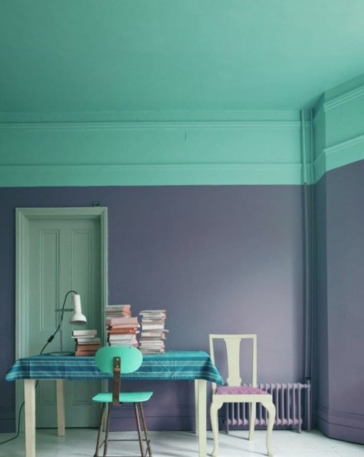 two-toned-room-purple-green-cococozy-apartmenttherapy