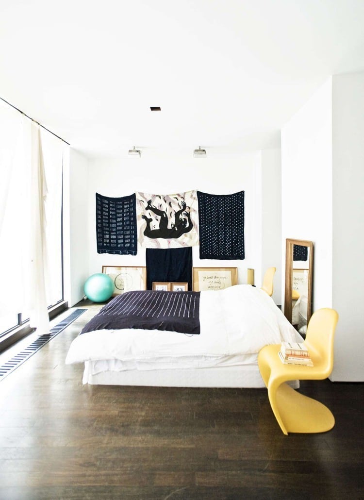 Yellow home design ideas bedroom