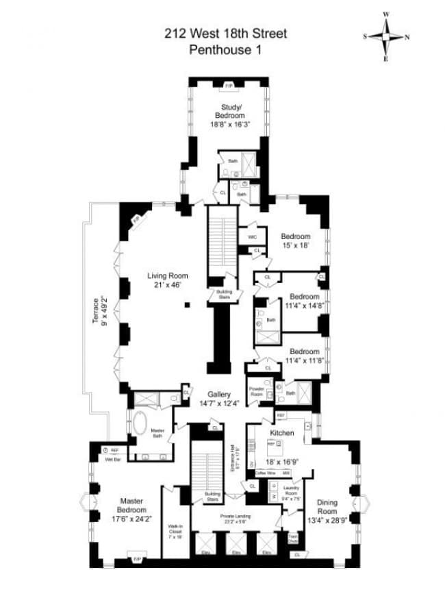 House Tour $70 Million Dollar New York Apartment Floor Plan