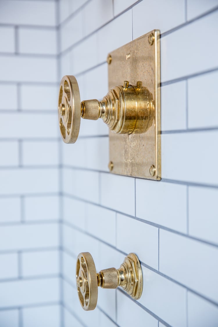Small Bathroom Ideas Brass Shower Fixtures