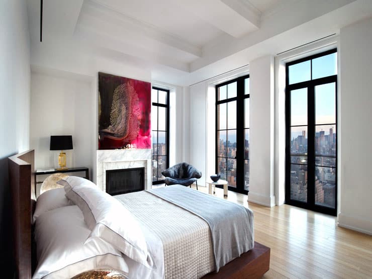 House Tour $70 Million Dollar New York Apartment Master Bedroom