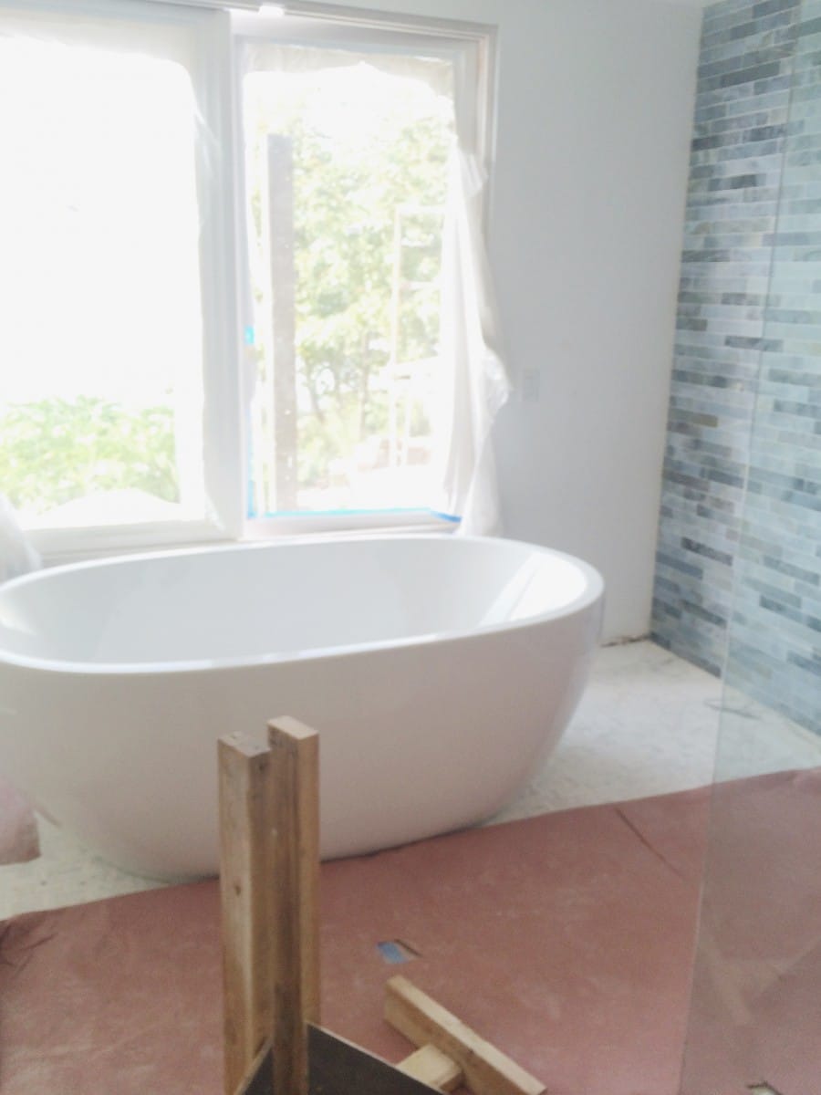 Malibu Home Renovation Project - Master bath