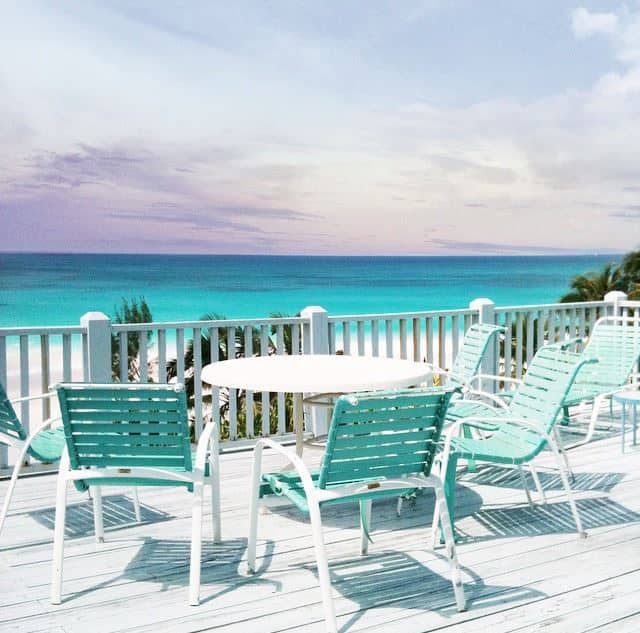 turquoise patio furniture ocean cococozy