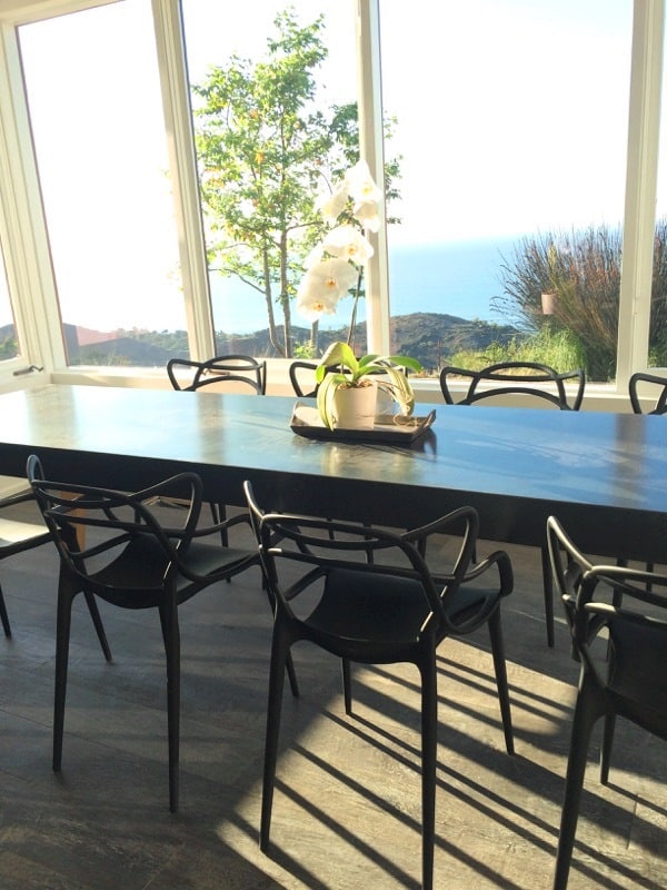 Philippe Starck Masters Chairs Malibu dining room