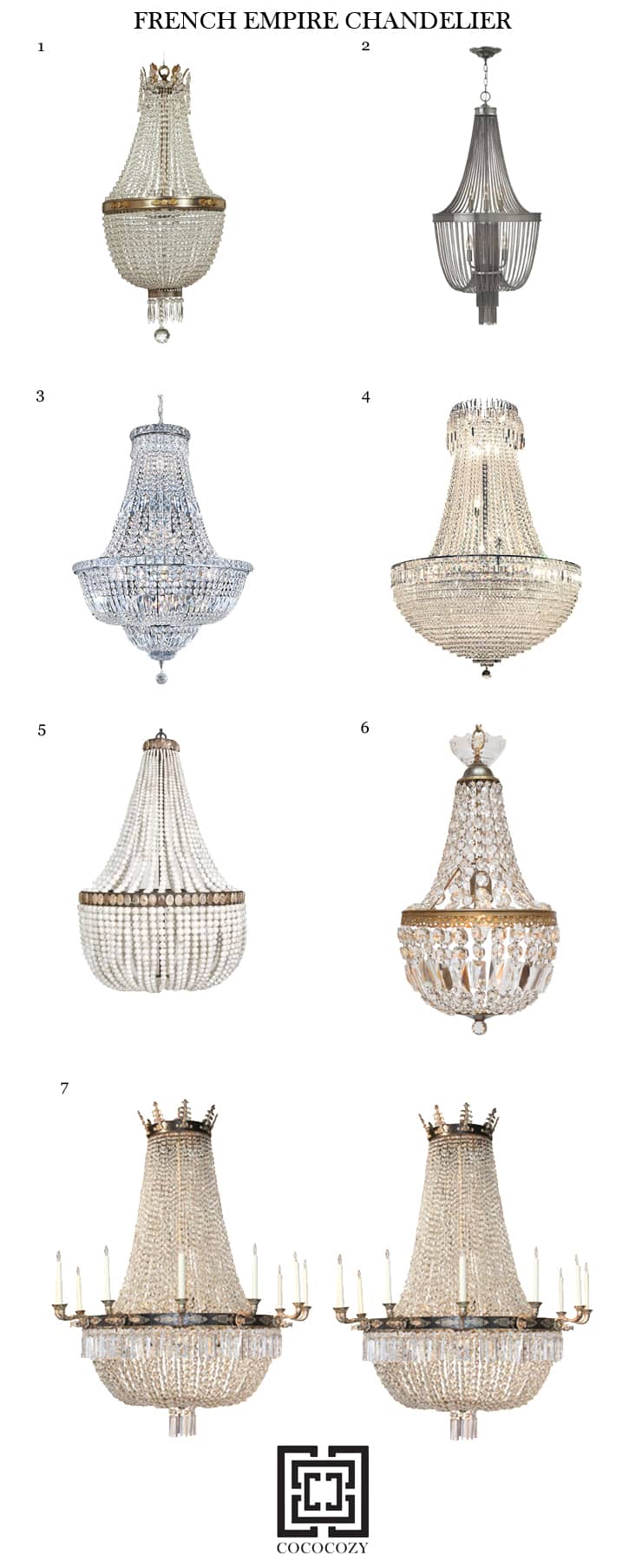 French empire chandelier