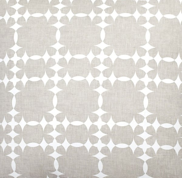 COCOCOZY Tower Court Natural Linen Fabric By the Yard
