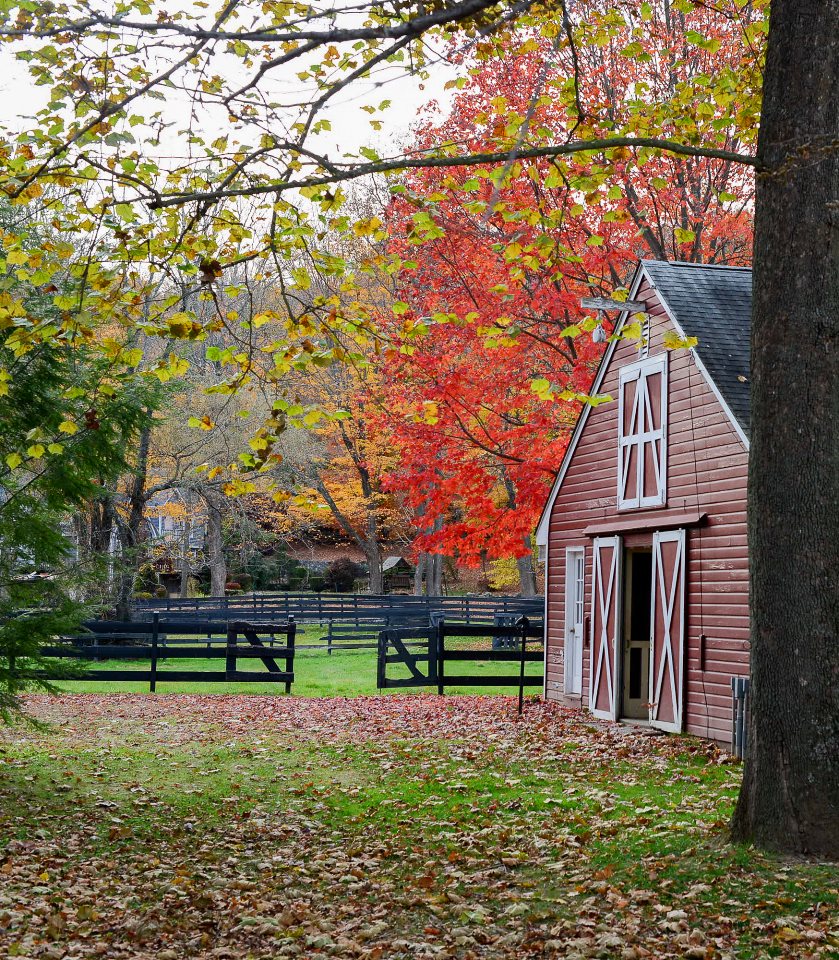 rustic farmhouse restoration red barn exterior