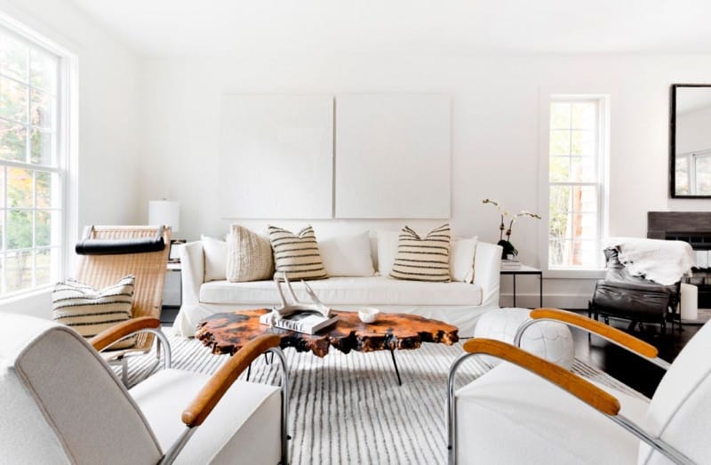 Bright Modern Rooms White Living Room