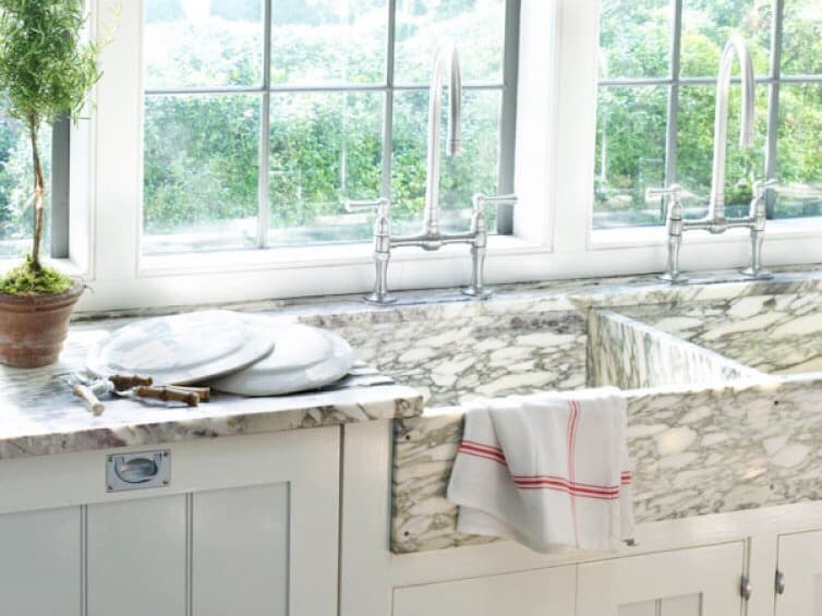 kitchen marble sink