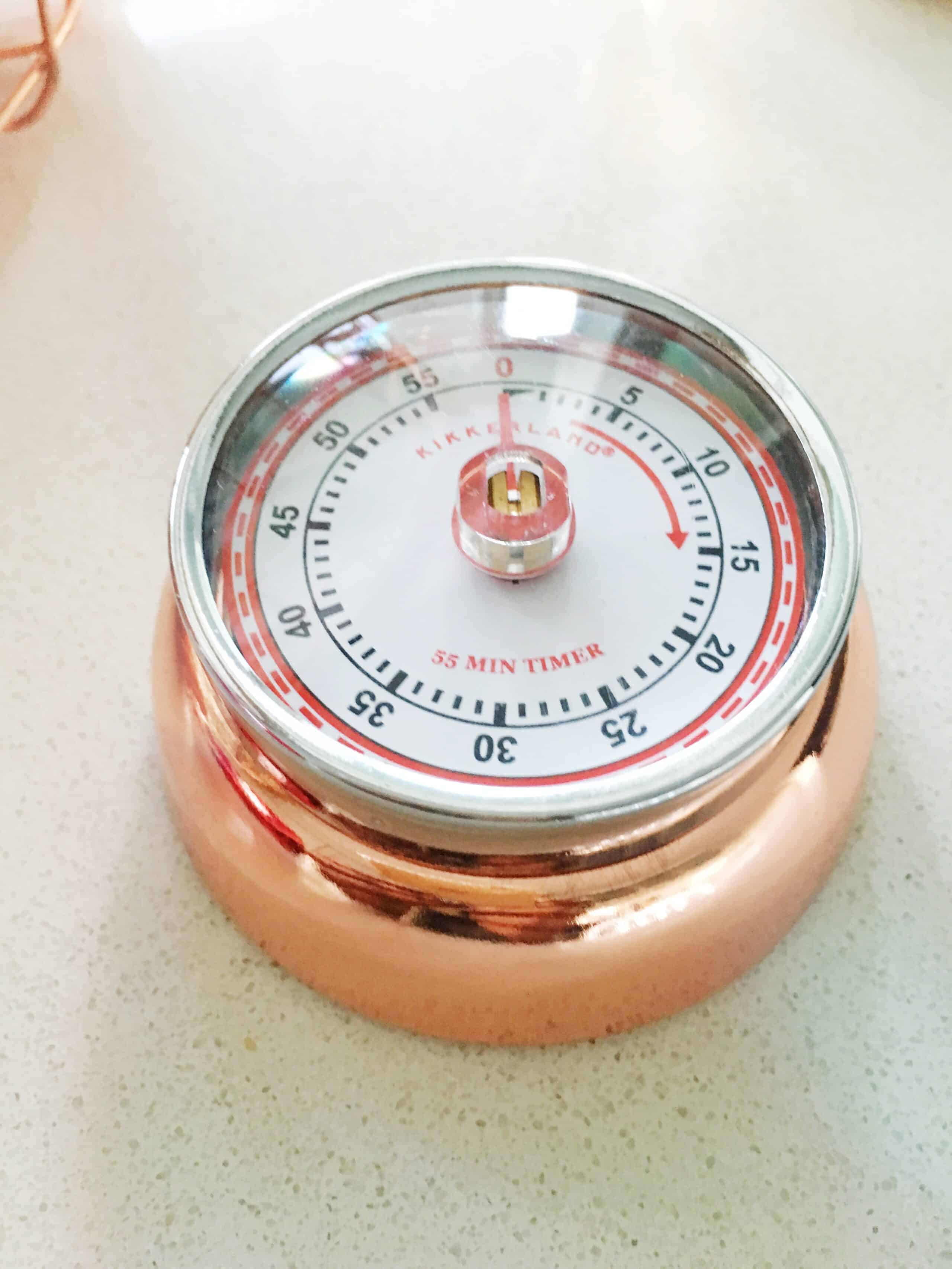 copper kitchen timer