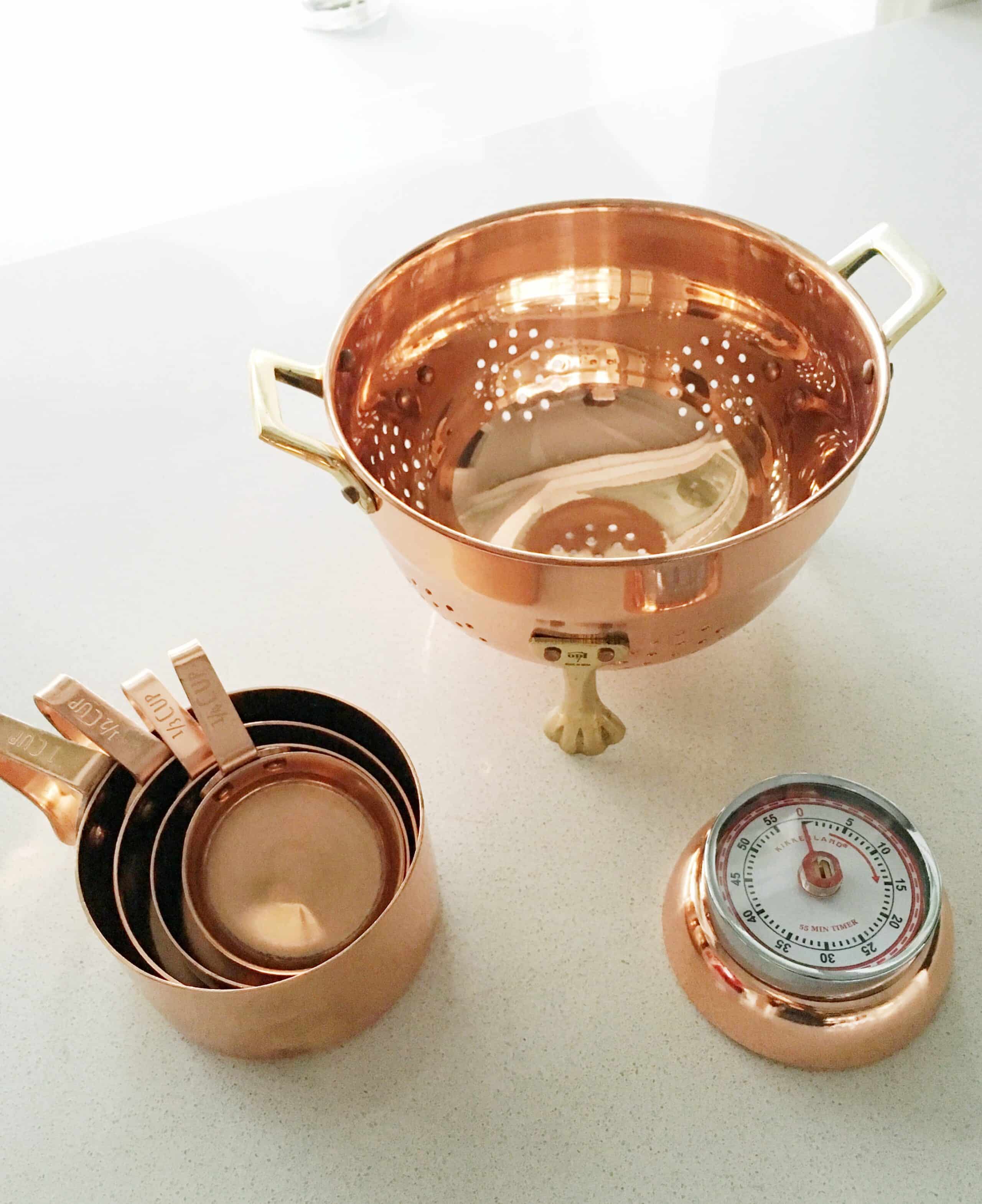 copper kitchen accessories