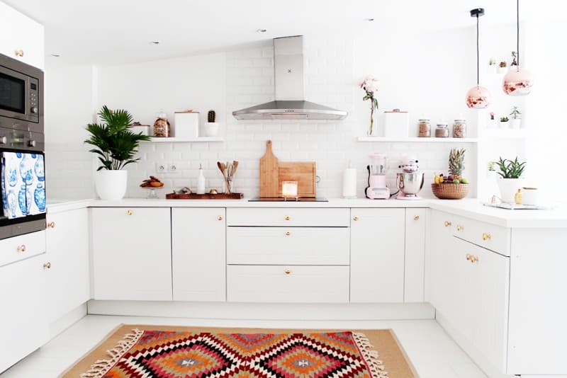 Small White Kitchen - Before & After - COCOCOZY