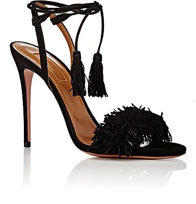 Aquazzura designed a lovely heel in the same family as my fringe sandals and it is fabulous! $735