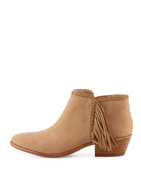 Sam Edelman booties are one of my favorites - comfortable and on trend. The fringe detail is fabulous and they are only $140!