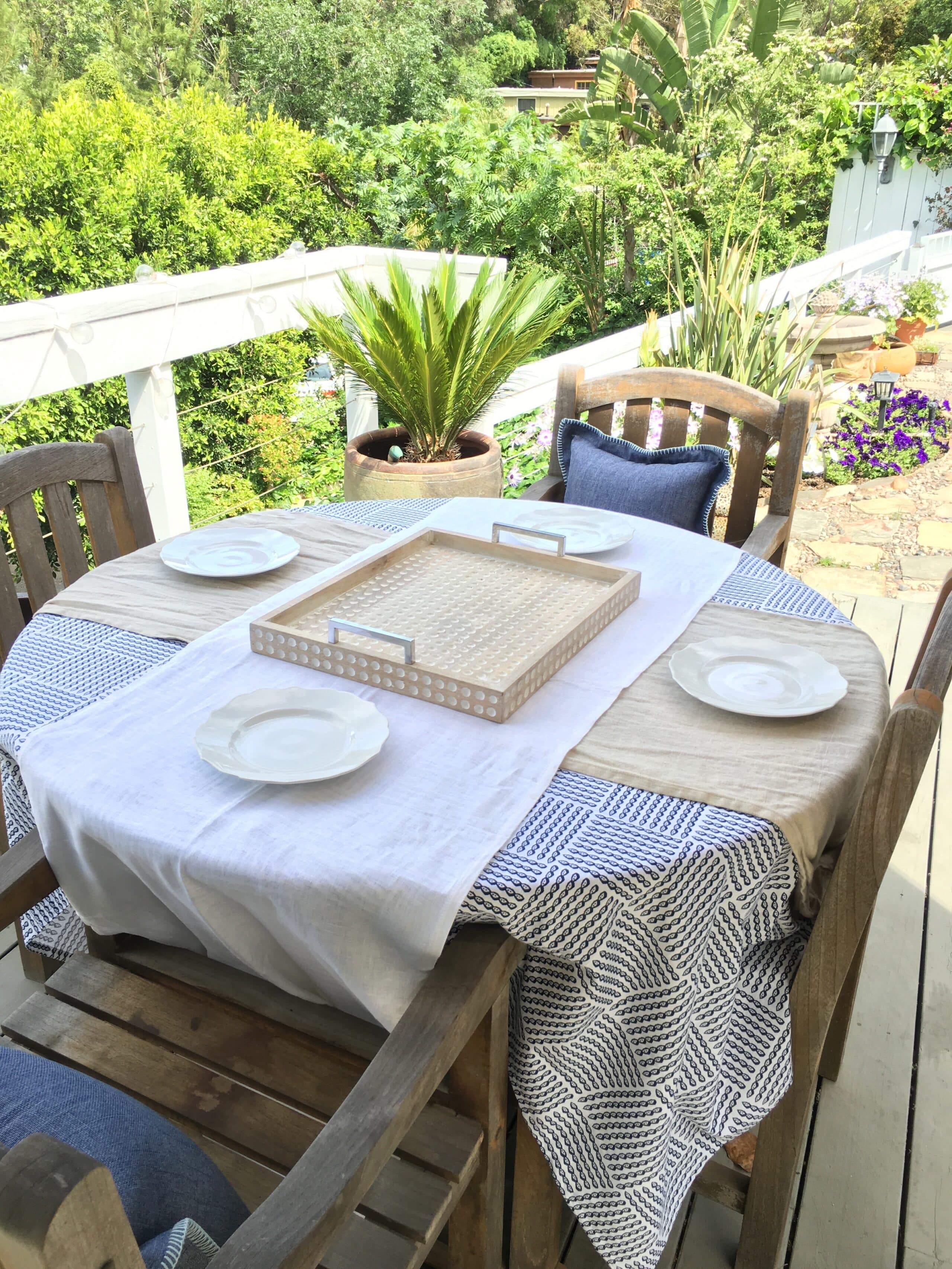 Spring Outdoor Entertaining Caribbean Inspired Tablescape