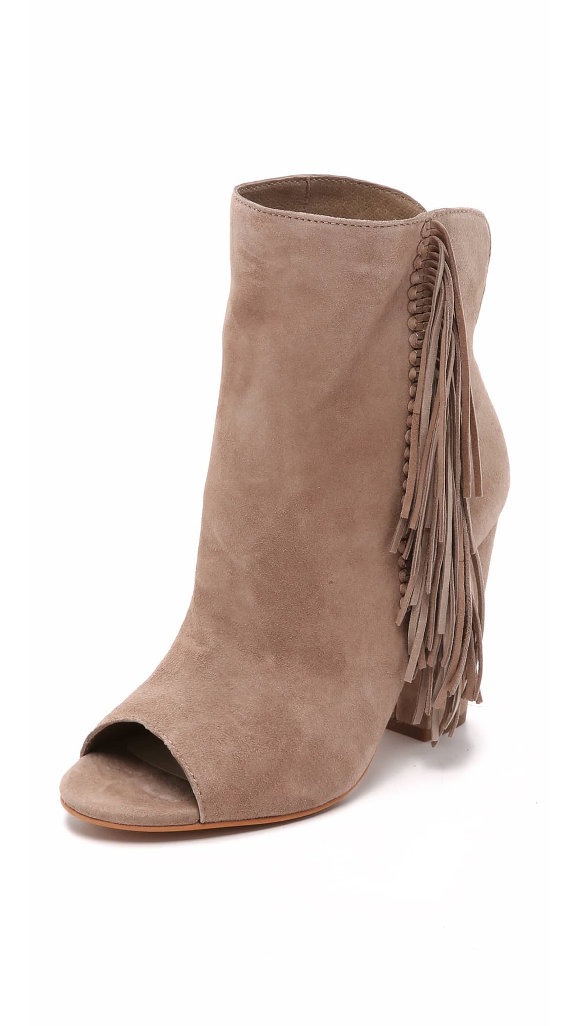 A good open toe bootie is necessary all year-round! $126