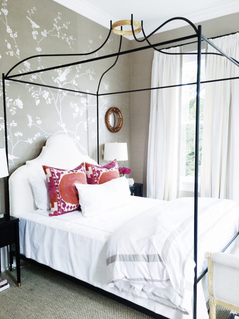 Bright White + Bold Color Bedroom COCOCOZY