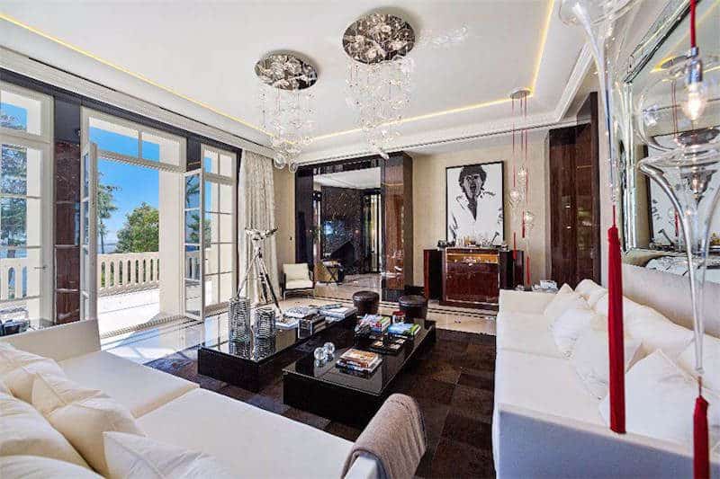 Cannes France Multi Million Dollar Castles Family Room