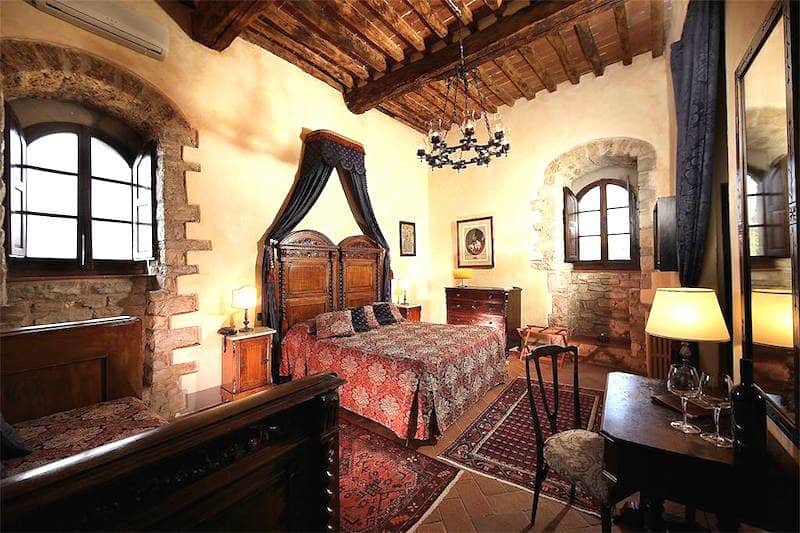 Chianti Tuscany Italy Multi Million Dollar Castles Bedroom