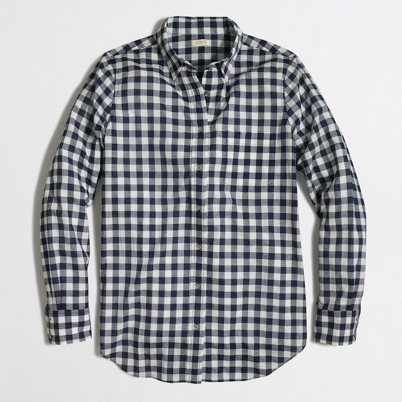 Blue Checkered Shirt JCrew