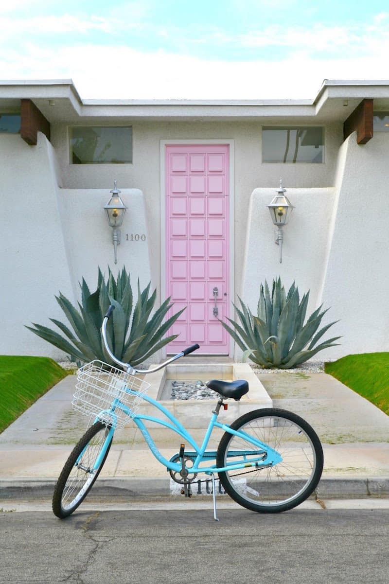 Pink Palm Springs Door Rose Colored Things