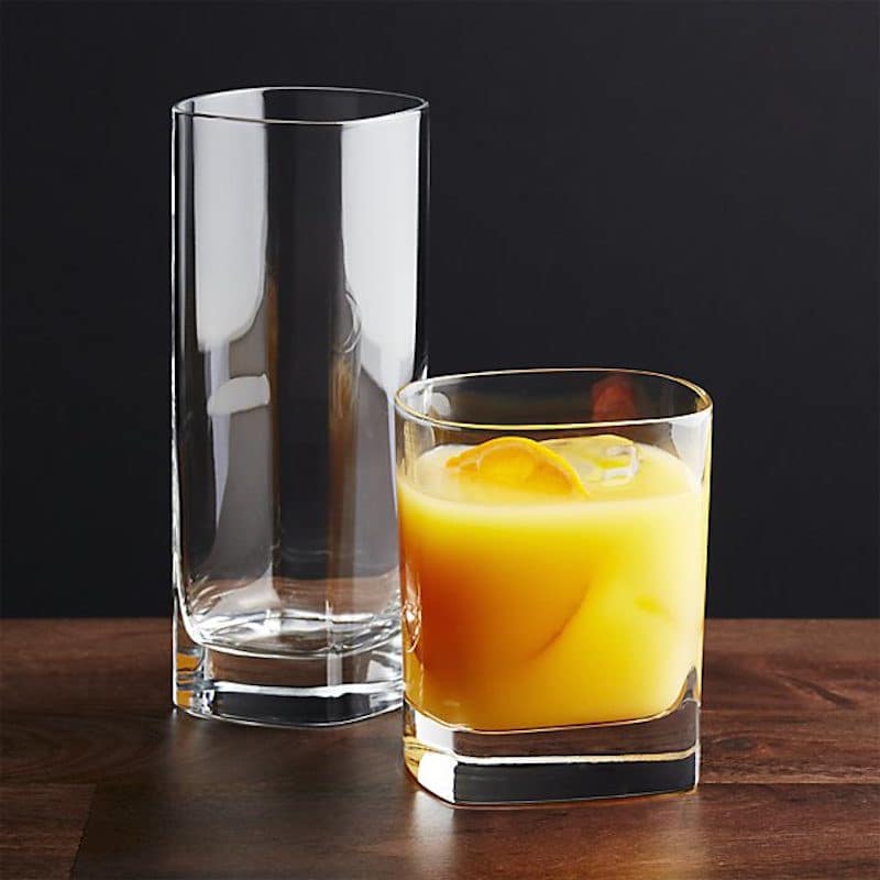 crate and barrel strauss glasses