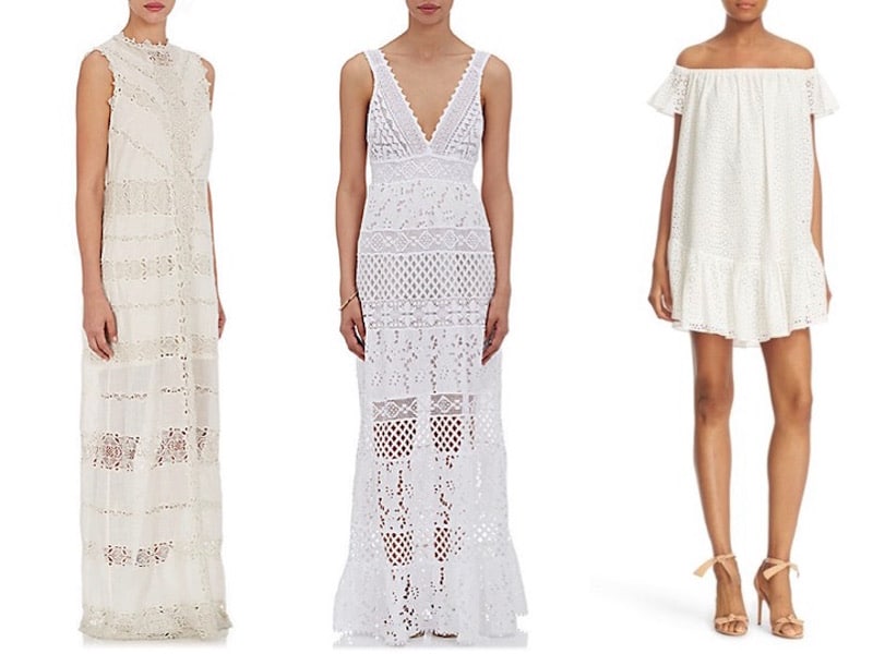 Crochet Eyelet Dress main image 0