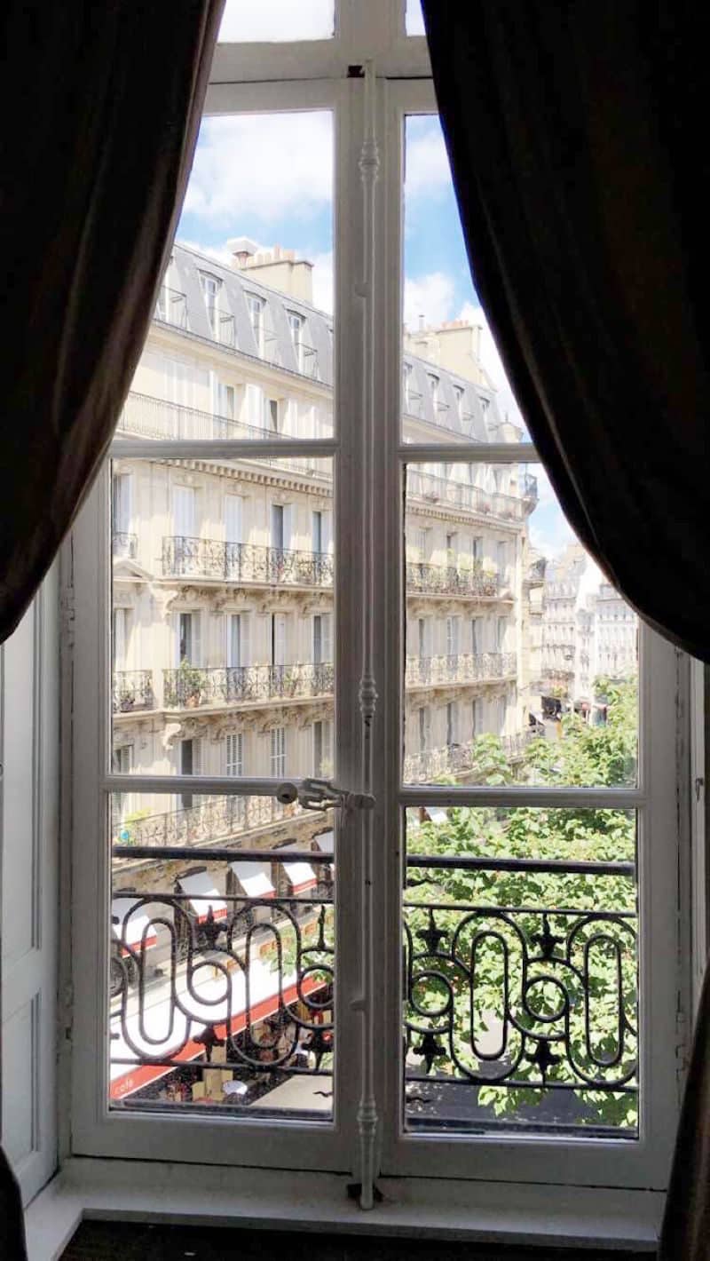 Paris Apartment Window View