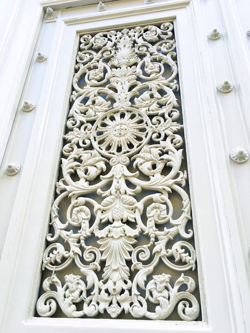 White Paris Door Detail