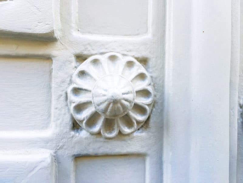 White Paris Door Knob