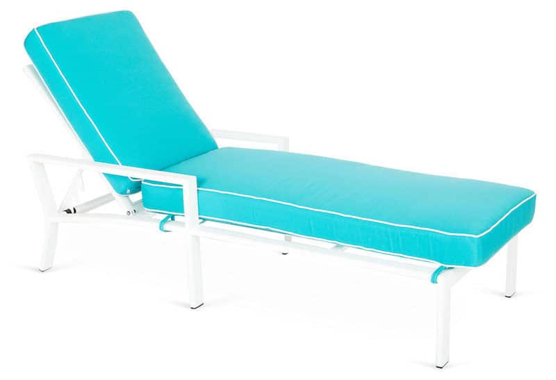Parkview Turquoise chaise lounge chair