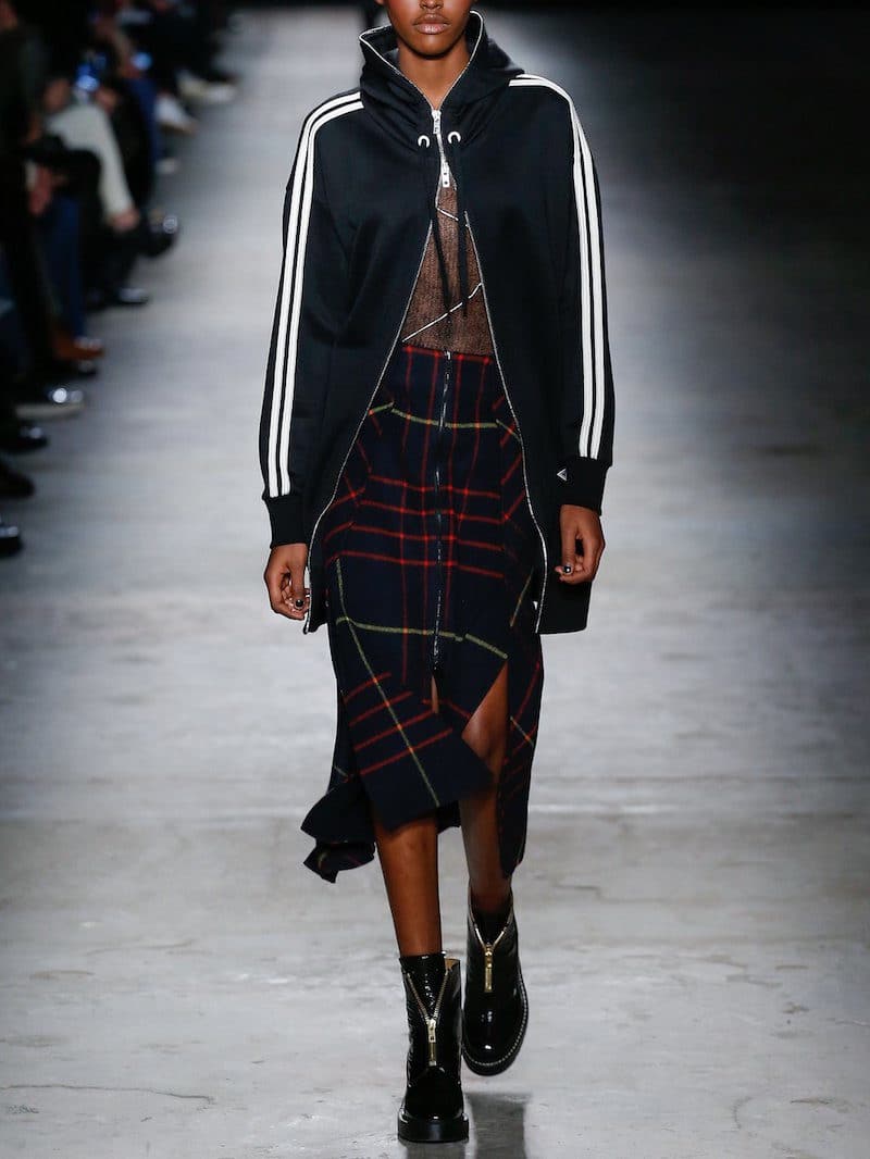 Rag Bone Plaid Skirt Jersey Track Jacket Fall Fashion Looks