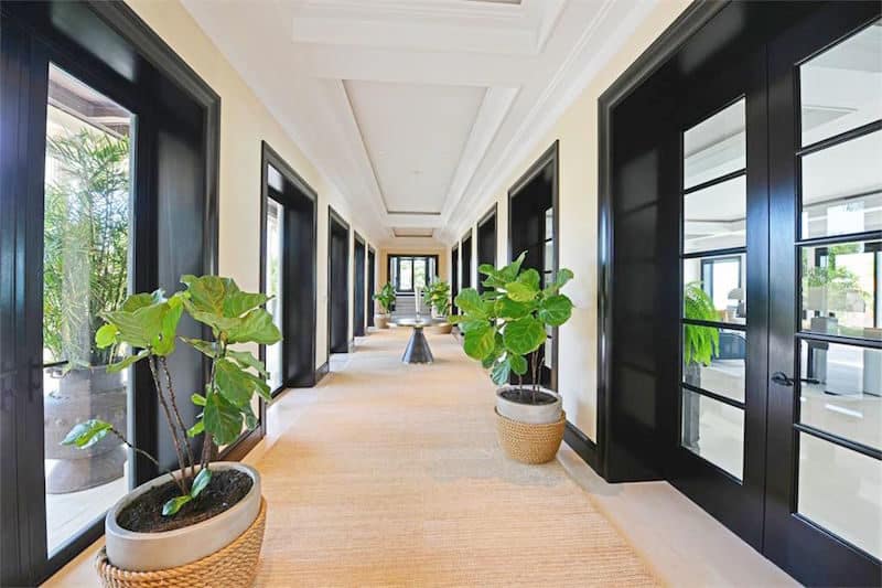 casa sophia bahamas estate hallway