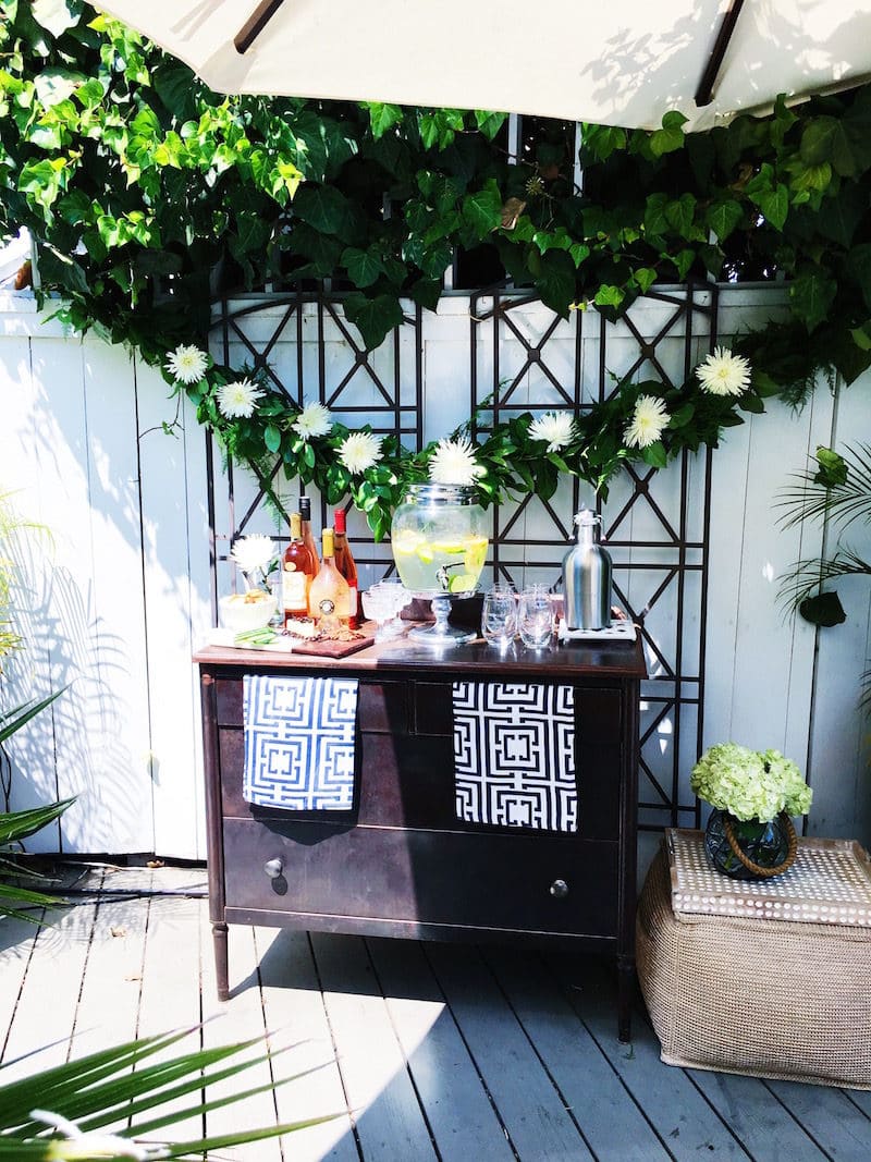 summer outdoor wine bar patio cococozy shutterfly custom decor
