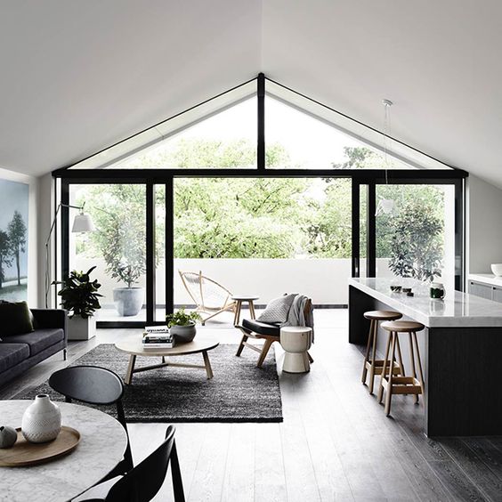 Alt tag for stunning-vaulted-ceilings-bold-contrasting-room-cococozy-adiahomes