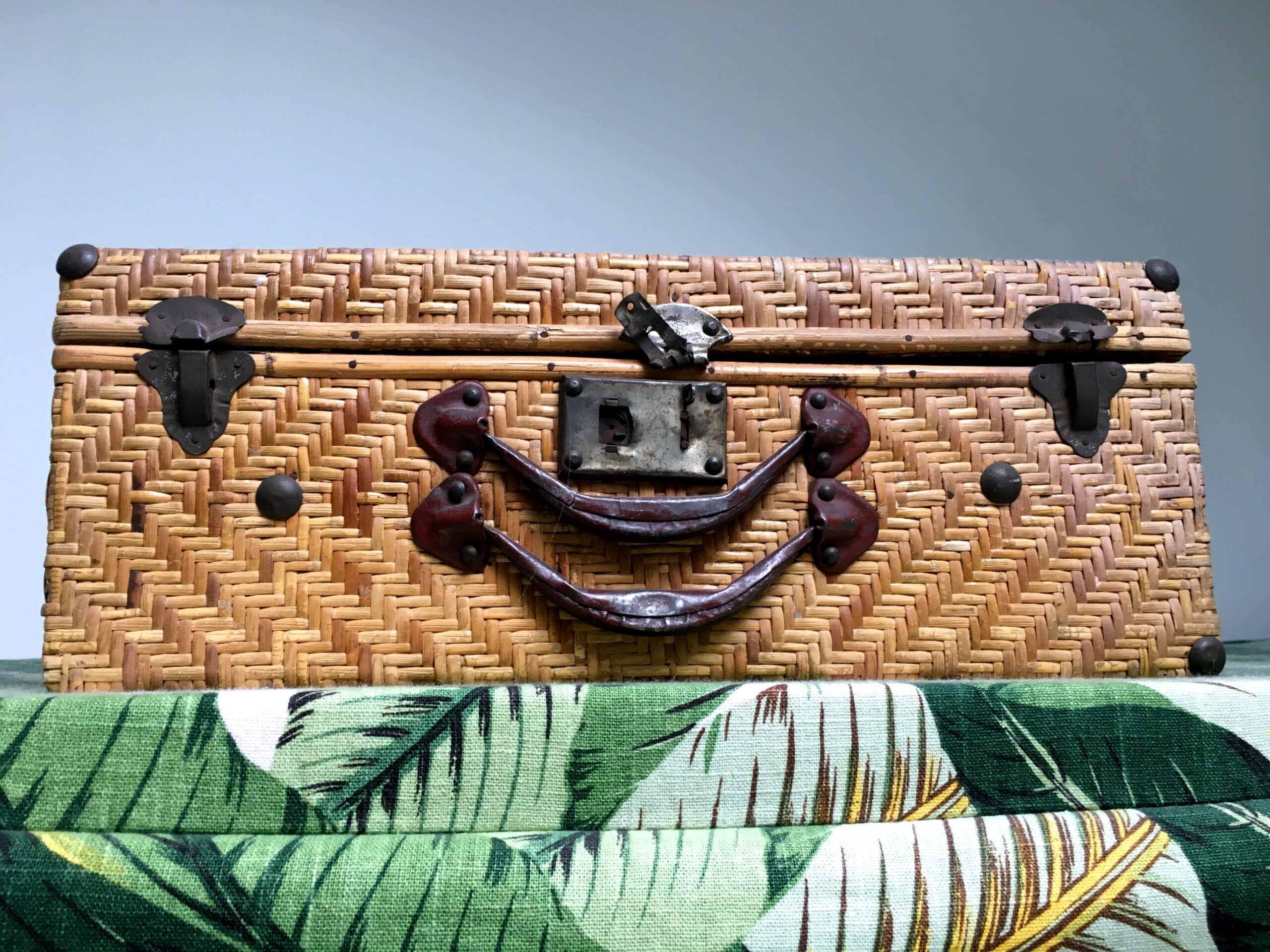 Alt tag for tropical-bedroom-luggage-decor-cococozy
