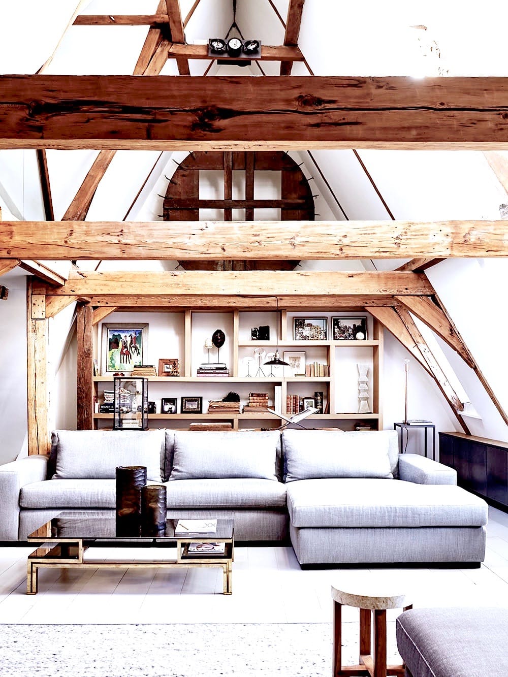 Alt tag for canal-loft-house-historic-exposed-beams-living-room-amsterdam-cococozy