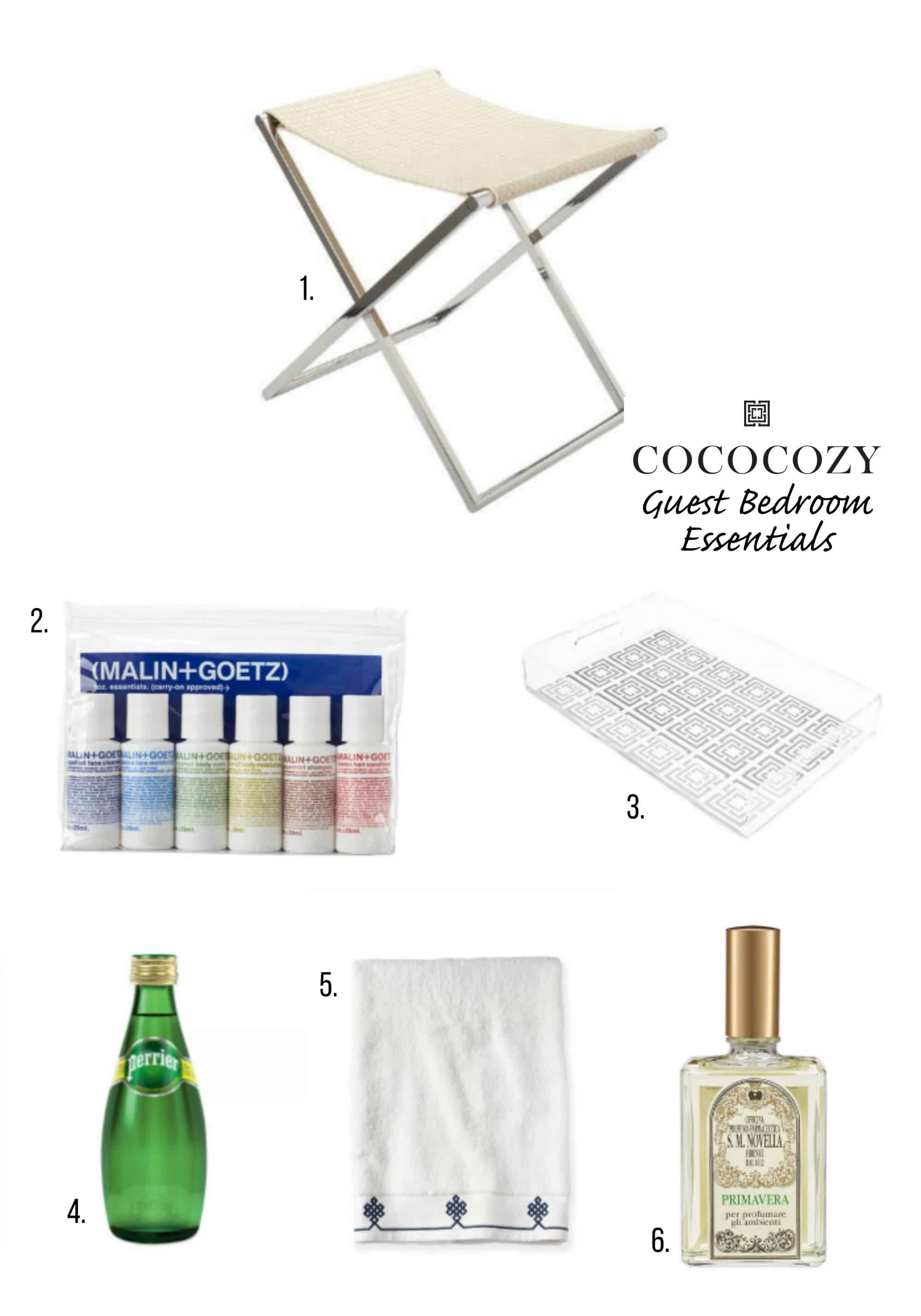 Alt tag for cococozy-guest-room-accessories-shopping-board
