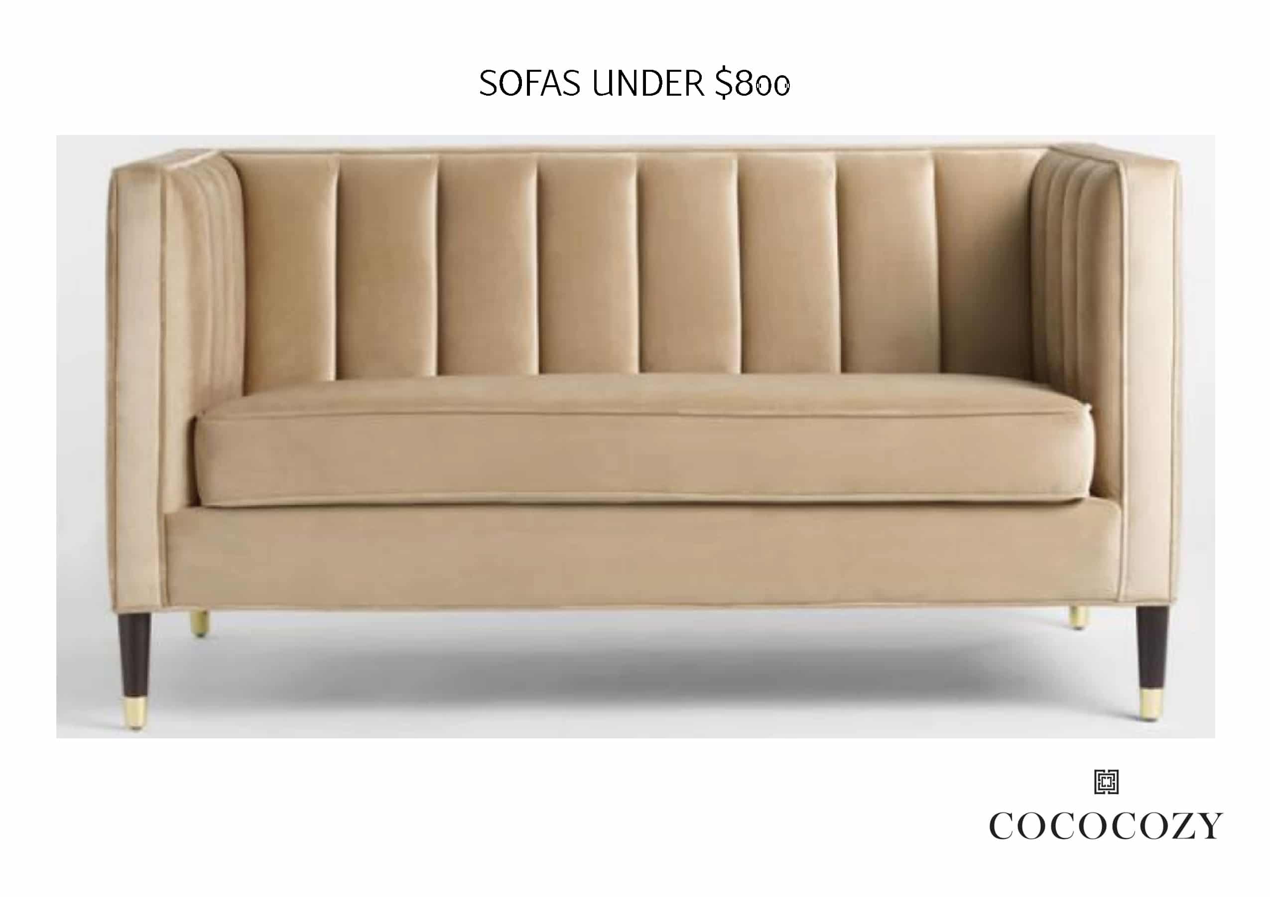 Alt tag for Sofas_under_$800_Yellow_Love_Seat